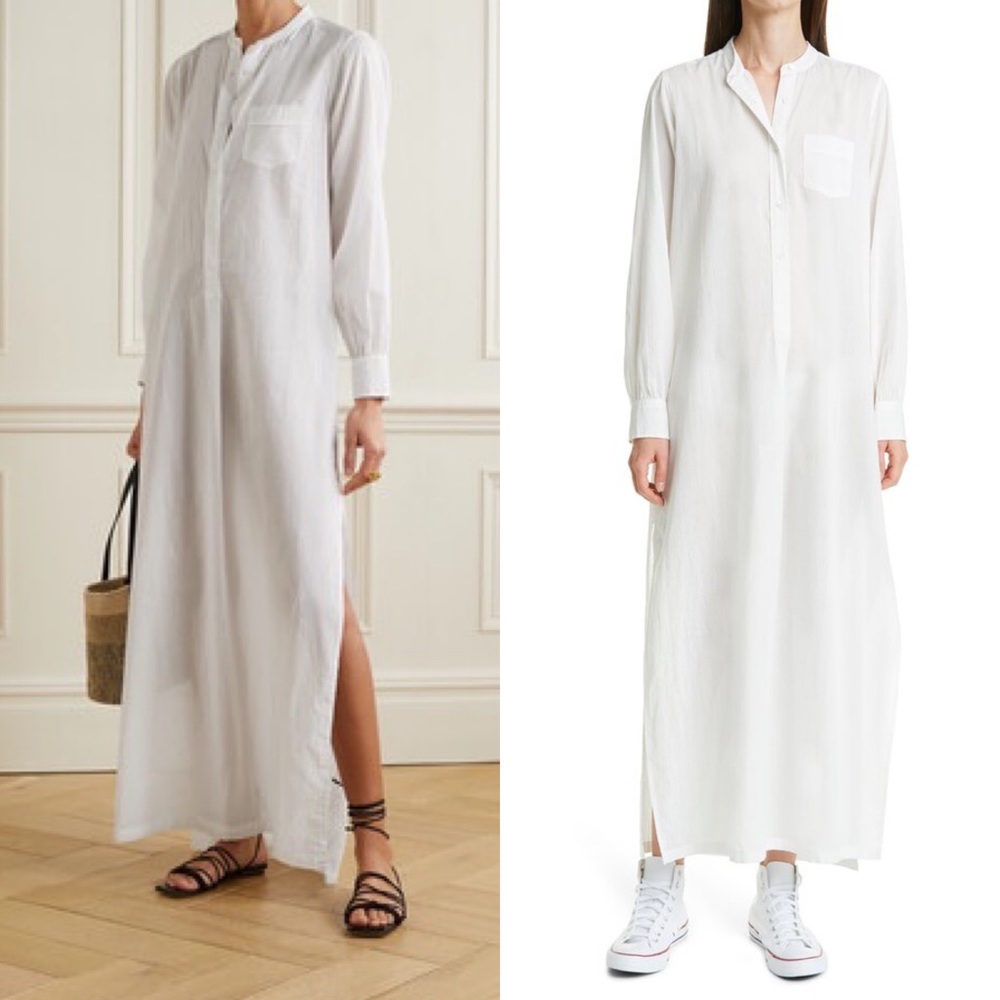 Nili Lotan Sandra maxi shirt dress size XS